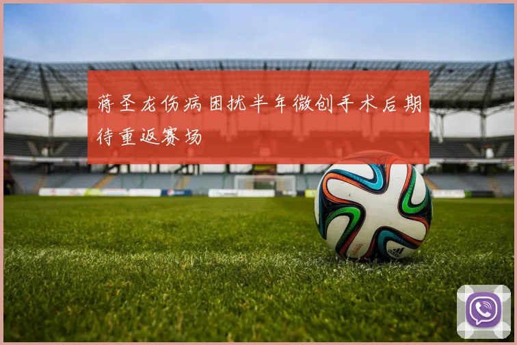 蒋圣龙伤病困扰半年微创手术后期待重返赛场